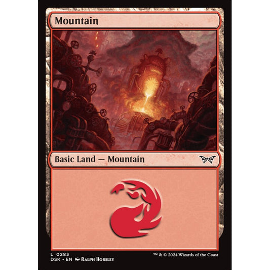 Mountain, 283, common, Magic: The Gathering, Duskmourn: House of Horror