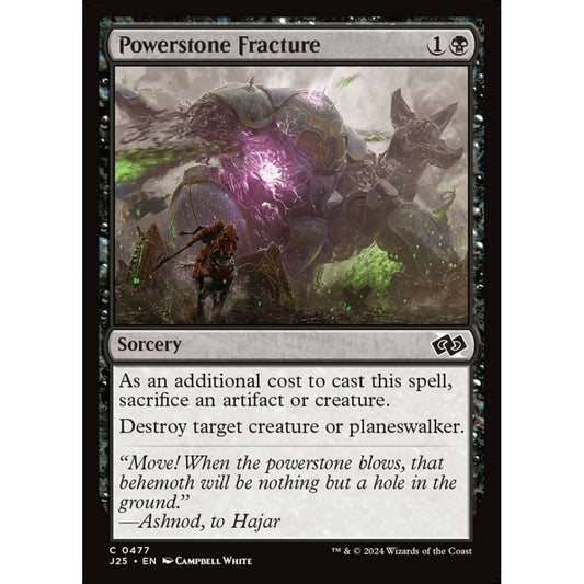 Powerstone Fracture, 477, common, Magic: The Gathering, Foundations Jumpstart