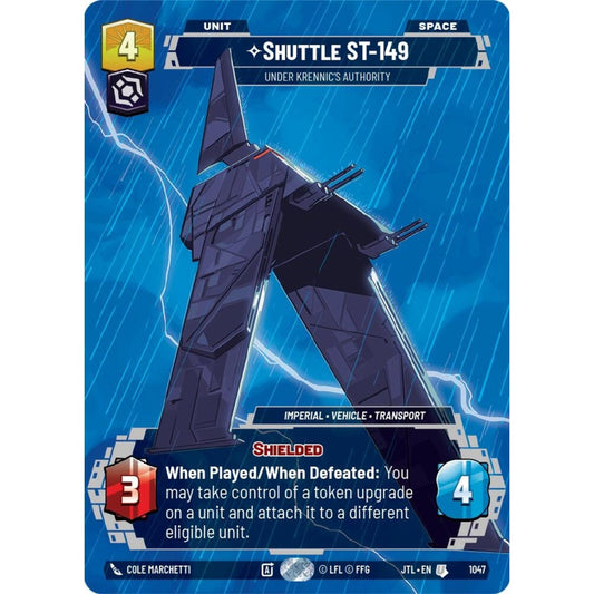 Shuttle ST-149, U, JTL 1047) Prestige, Star Wars Unlimited