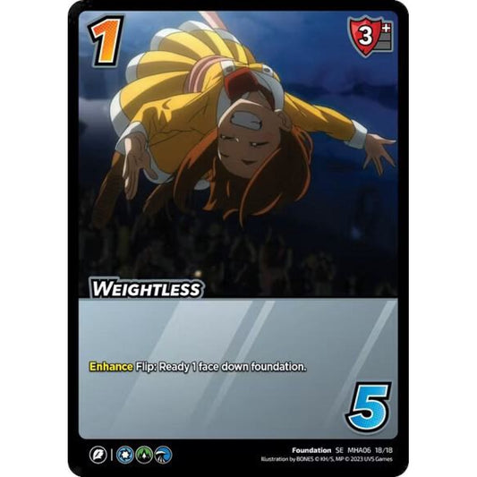 Weightless, 18/18, MHA06, Universus, MHA06 Jet Burn, nan