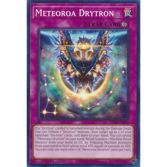 Meteoroa Drytron INFO-EN076 Common Common Yu-Gi-Oh The Infinite Forbidden in Art