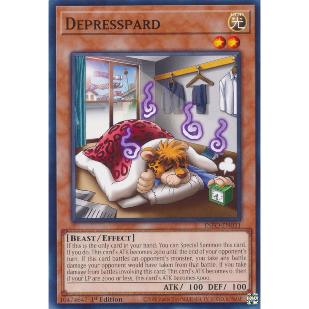 Depresspard INFO-EN031 Common Common Yu-Gi-Oh The Infinite Forbidden in Art