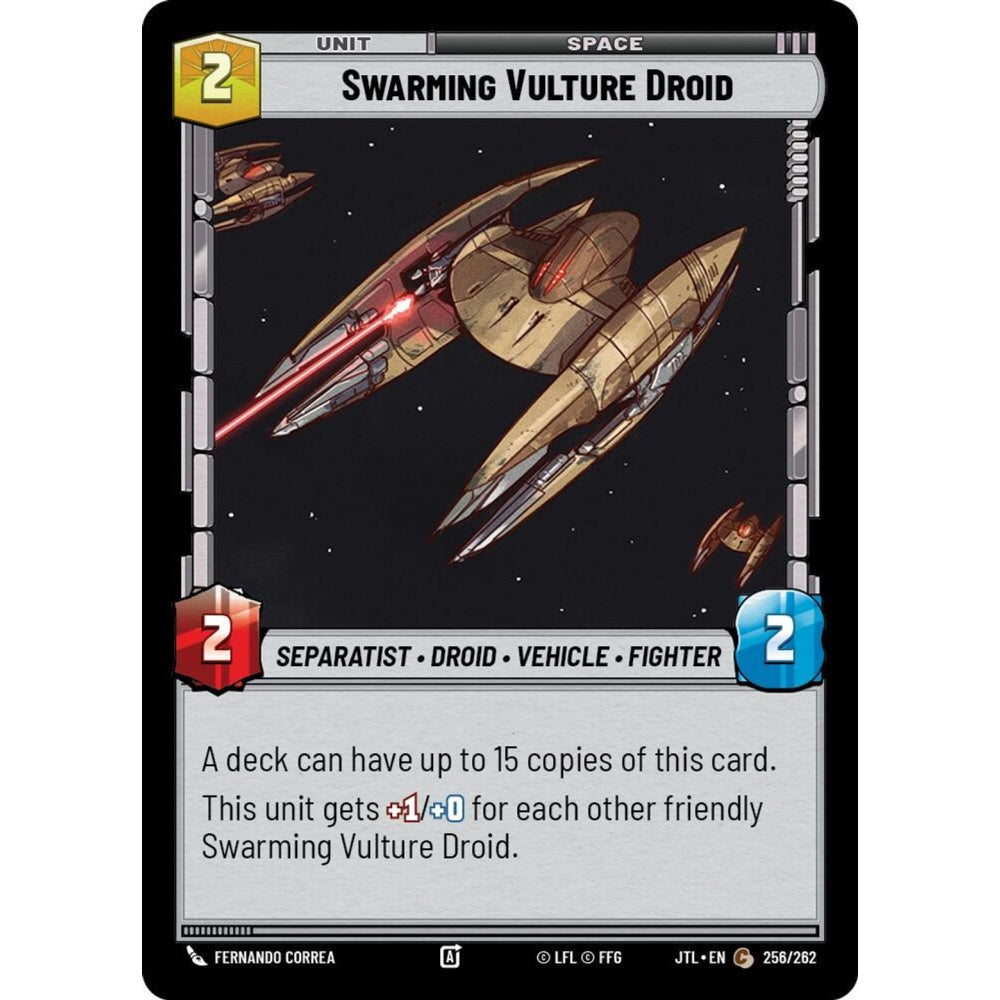 Swarming Vulture Droid, C, JTL 256), Star Wars Unlimited