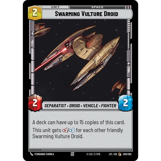 Swarming Vulture Droid, C, JTL 256), Star Wars Unlimited