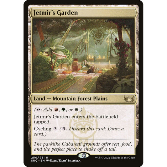 Jetmir's Garden rare 250 Magic the Gathering Streets of New Capenna
