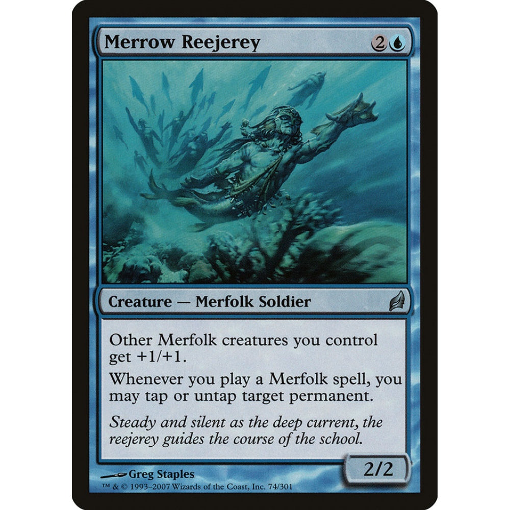 Merrow Reejerey uncommon 74 Magic the Gathering Lorwyn