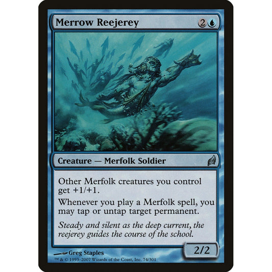 Merrow Reejerey uncommon 74 Magic the Gathering Lorwyn