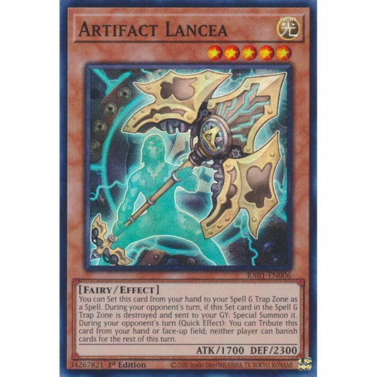 Artifact Lancea RA01-EN006 Super Yu-Gi-Oh 25th Anniversary Rarity Collection