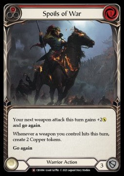 Spoils of War (Rainbow Foil) - Crucible of War - Unlimited (Majestic) [CRU-U-CRU084]