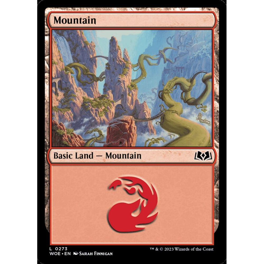 Mountain, common, 273, Magic the Gathering, Wilds of Eldraine