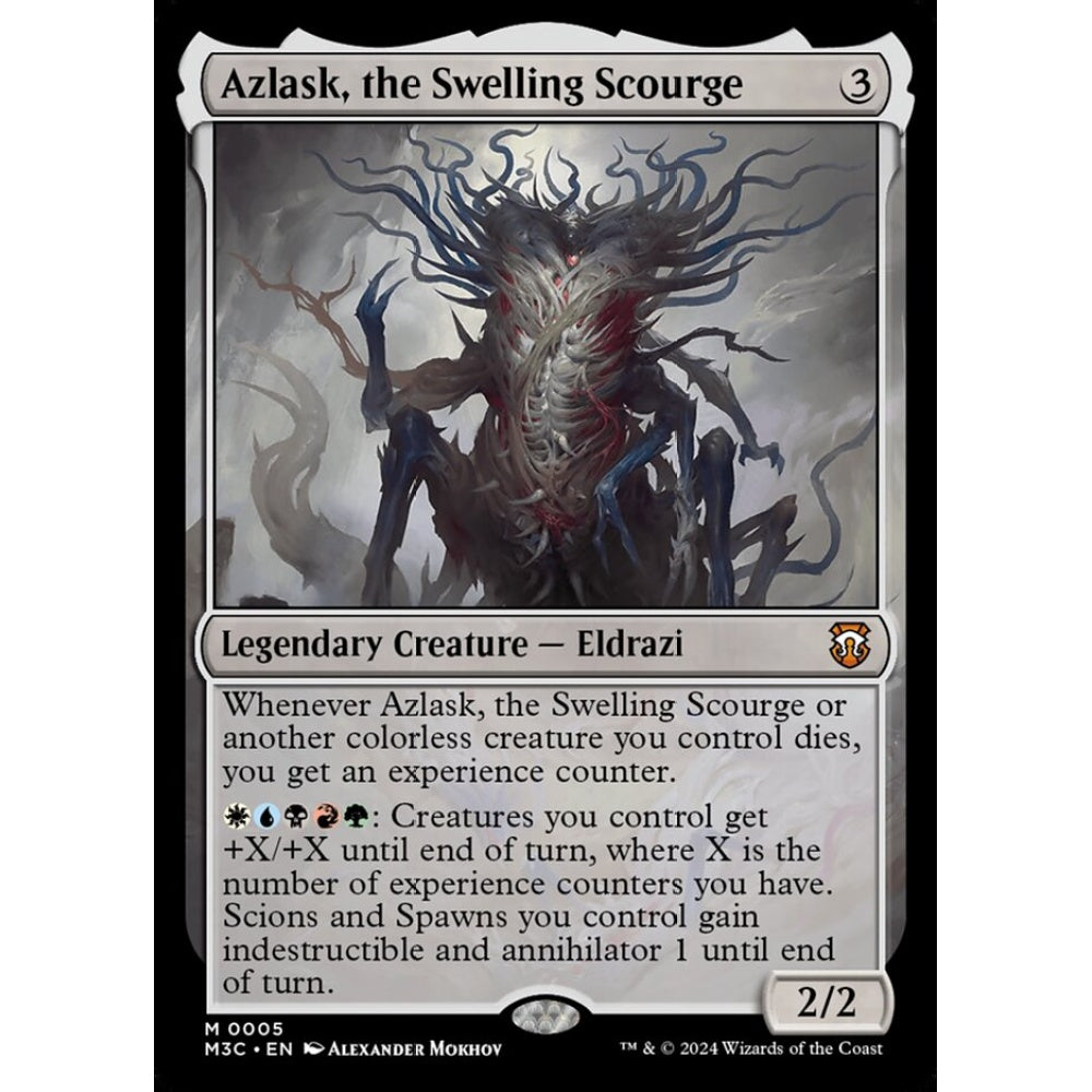 Azlask, the Swelling Scourge, 5, mythic, Magic: The Gathering, Modern Horizons 3