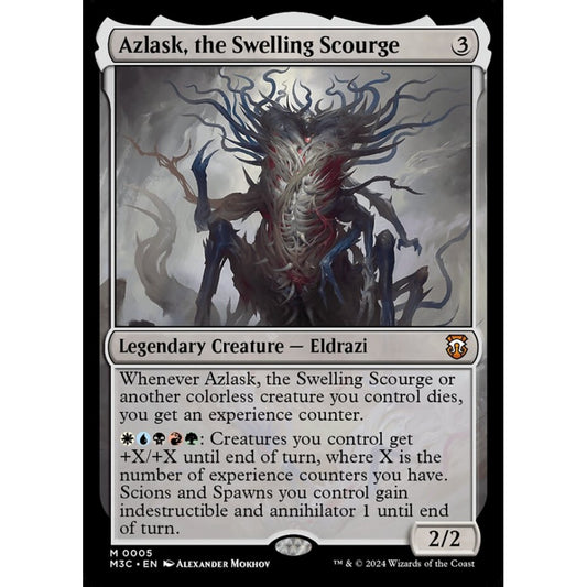 Azlask, the Swelling Scourge, 5, mythic, Magic: The Gathering, Modern Horizons 3