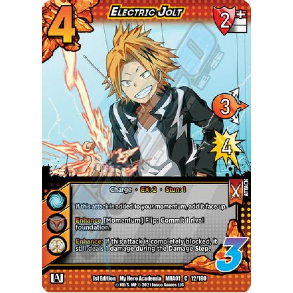 Electric Jolt, 12/180, C, UniVersus, MHA01 My Hero Academia