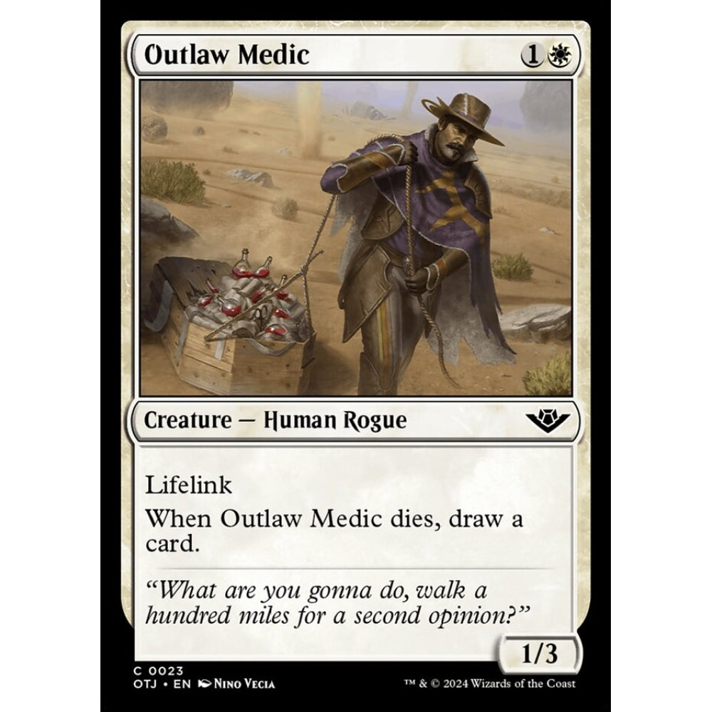 Outlaw Medic, 23, common, Magic: The Gathering, Outlaws of Thunder Junction