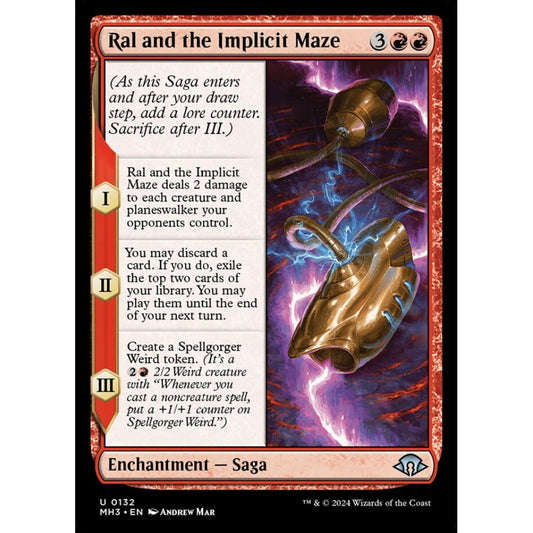 Ral and the Implicit Maze, 132, uncommon, Magic: The Gathering, Modern Horizons 3
