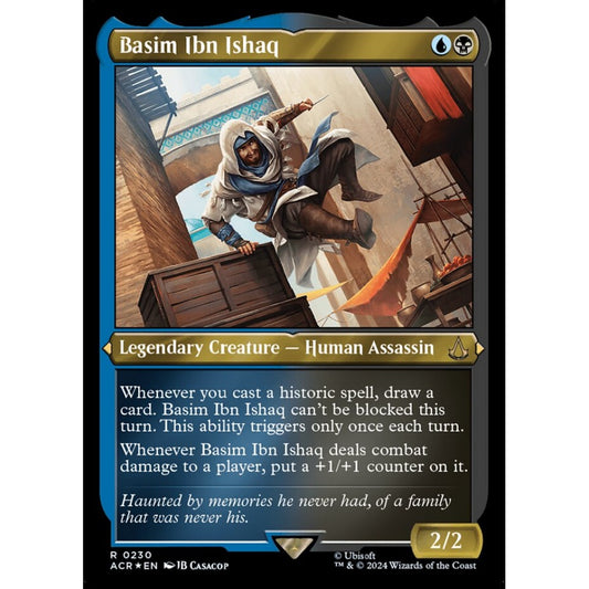 Basim Ibn Ishaq rare 230 Magic the Gathering Assassin's Creed