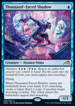 Thousand-Faced Shadow - Kamigawa: Neon Dynasty (Rare) [NEO-86]