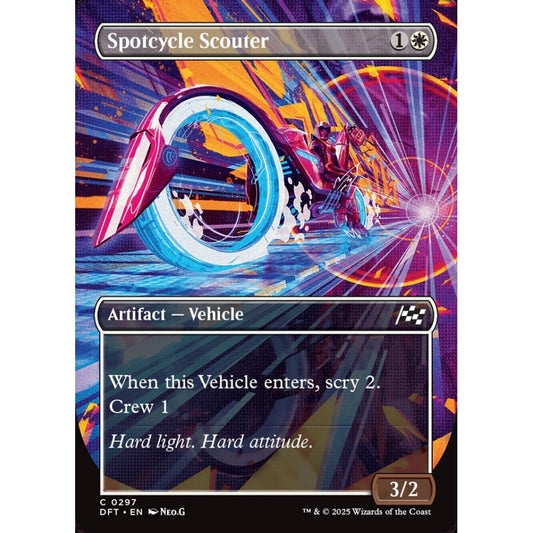Spotcycle Scouter, 297, common, Magic: The Gathering, Aetherdrift