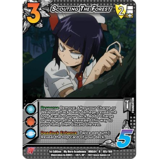 Scouting the Forest, 105/108, R, UniVersus, MHA04 League of Villains