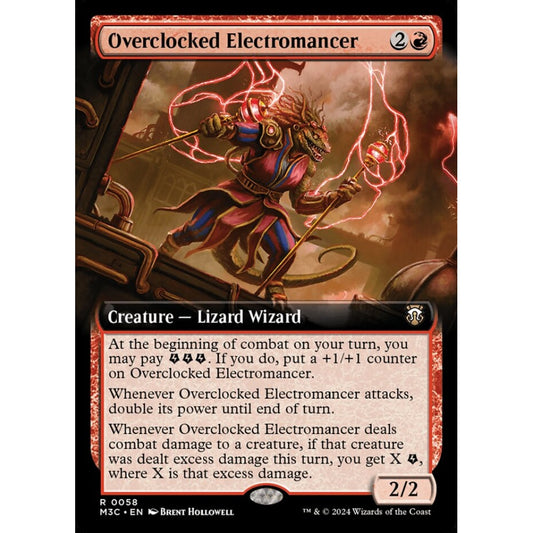 Overclocked Electromancer, 58, rare, Magic: The Gathering, Modern Horizons 3