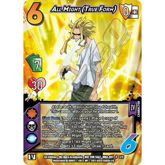 All Might (True Form), 1/5, MHA-Q01, Universus, MHA Promos, nan