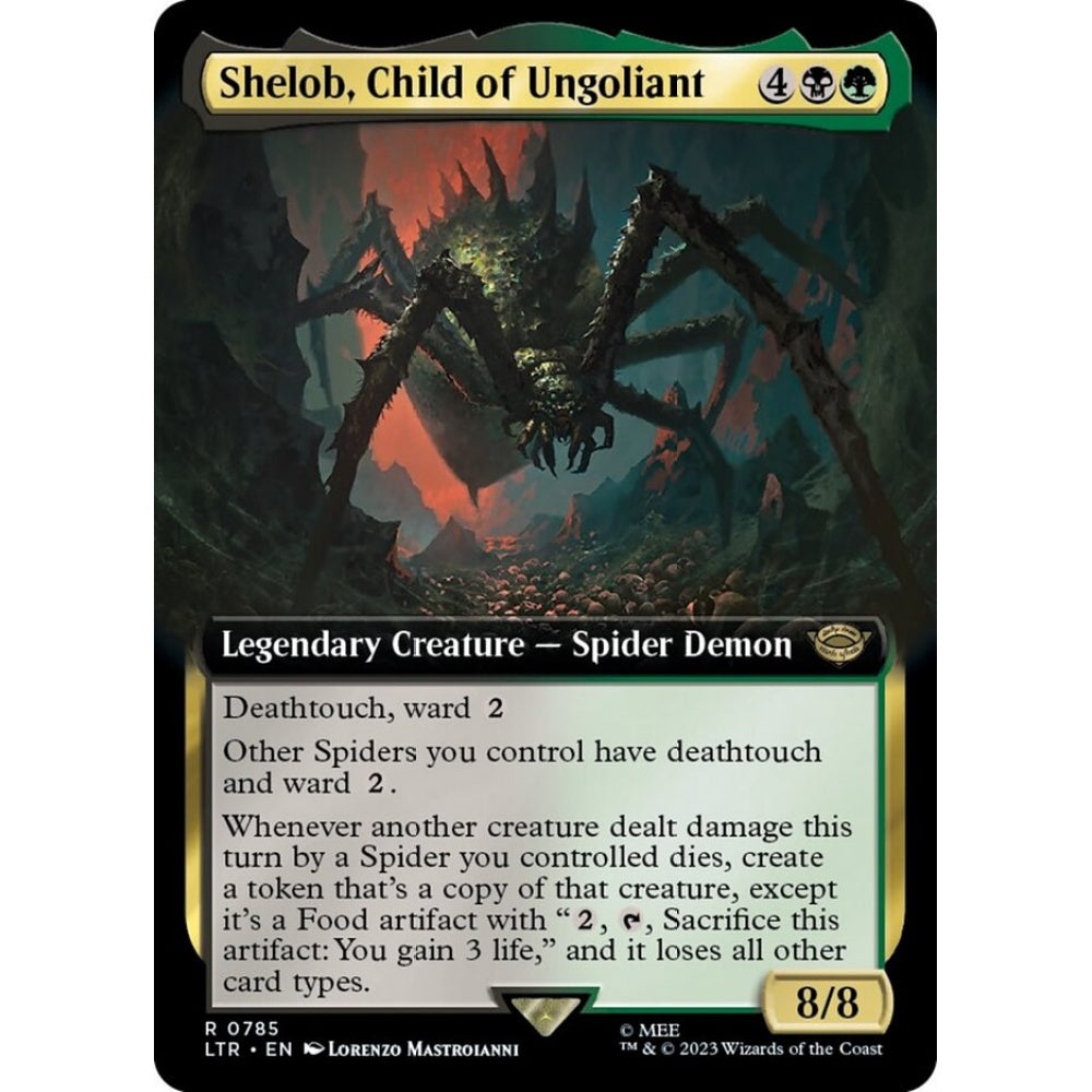 Shelob, Child of Ungoliant, rare, 785, Magic the Gathering, The Lord of the Rings: Tales of Middle-earth