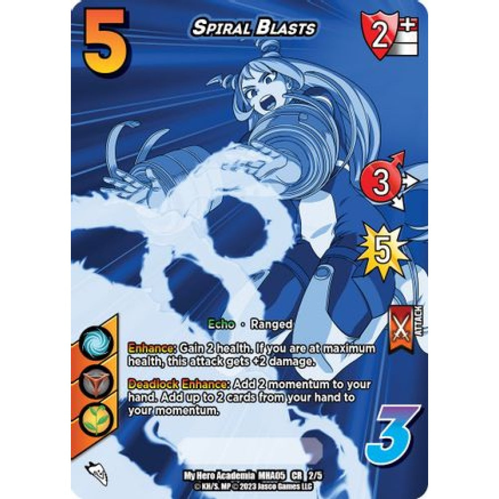 Spiral Blasts, 5/24, CHROME, UniVersus, MHA05 Undaunted Raid