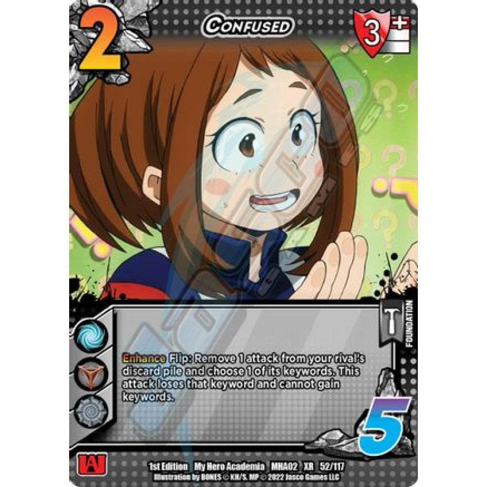Confused, 52/117, XR, UniVersus, MHA02 Crimson Rampage