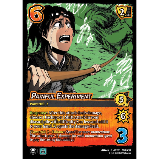 Painful Experiment, 208/297, R, UniVersus, Attack on Titan: Battle for Humanity