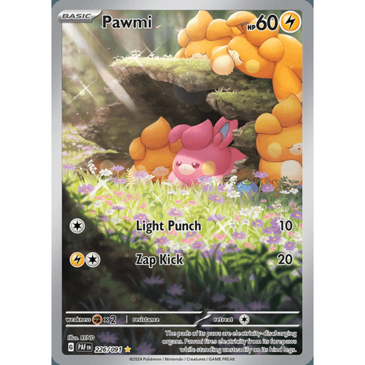 Pawmi Illustration Rare 226/091 Pokemon Card Game Paldean Fates