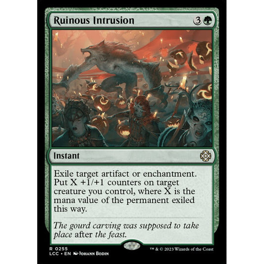 Ruinous Intrusion, rare, 255, Magic the Gathering, The Lost Caverns of Ixalan Commander