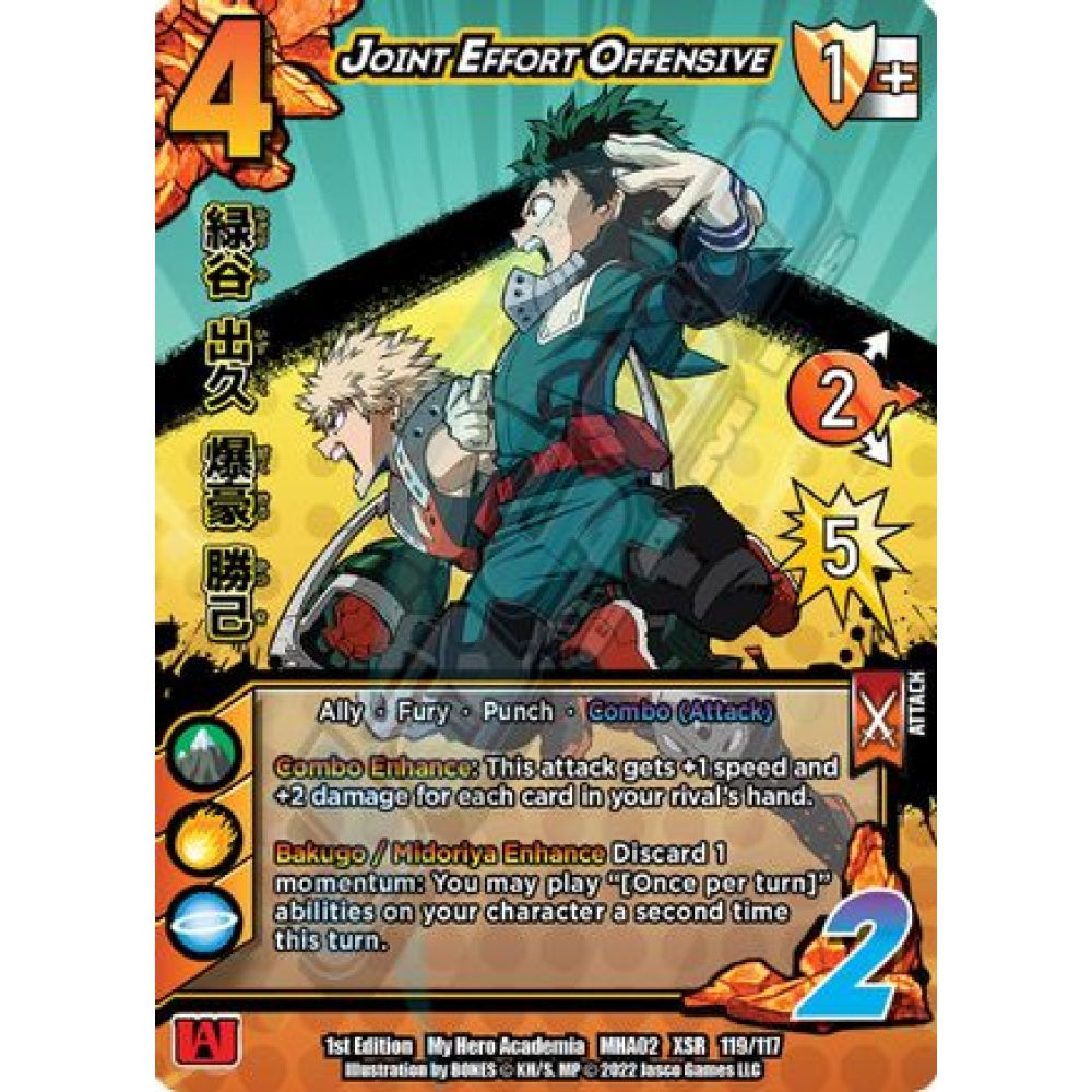 Joint Effort Offensive, 119/117, XSR, UniVersus, MHA02 Crimson Rampage