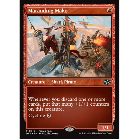 Marauding Mako, 419, uncommon, Magic: The Gathering, Aetherdrift