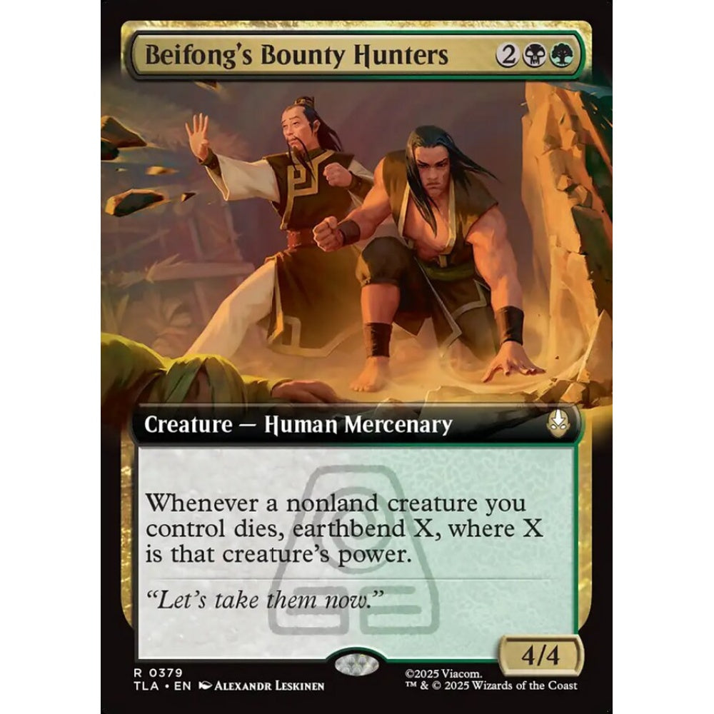 Beifong's Bounty Hunters rare 379 Magic the Gathering Avatar: The Last Airbender