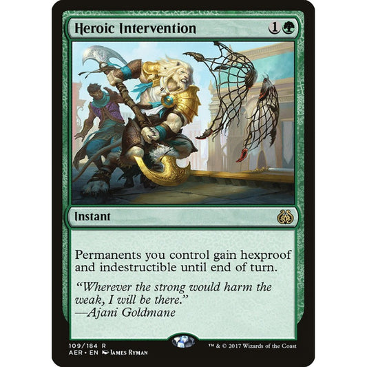Heroic Intervention rare 109 Magic the Gathering Aether Revolt Japanese