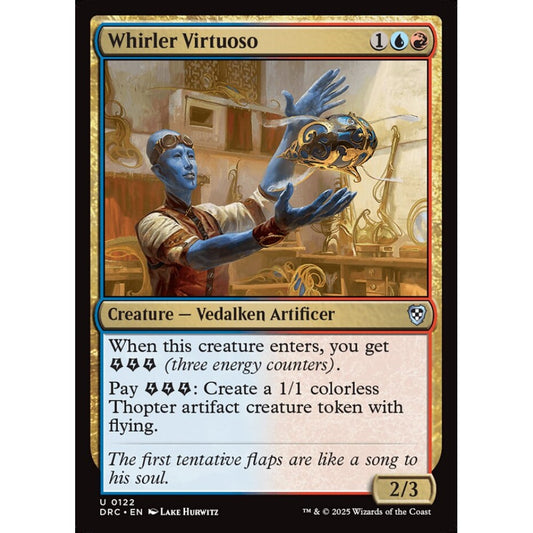 Whirler Virtuoso, 122, uncommon, Magic: The Gathering, Aetherdrift Commander
