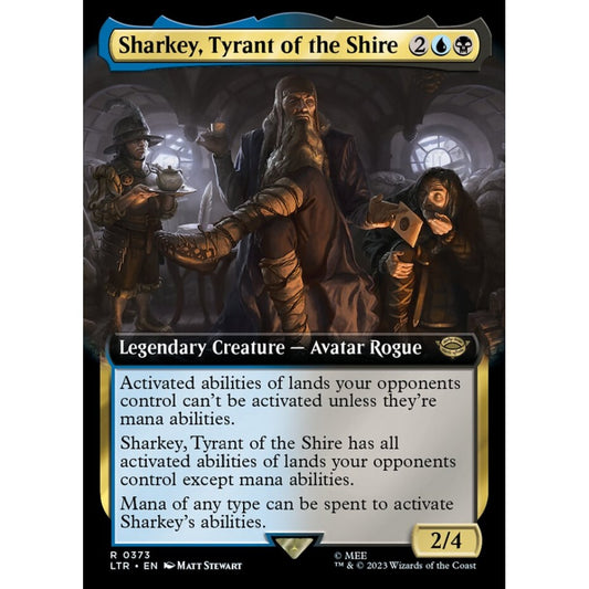 Sharkey, Tyrant of the Shire, rare, 373, Magic the Gathering, The Lord of the Rings: Tales of Middle-earth