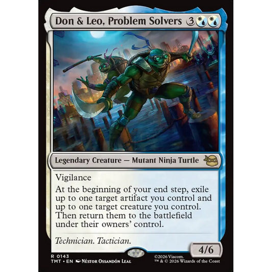 Don & Leo, Problem Solvers rare 143 Magic the Gathering Teenage Mutant Ninja Turtles