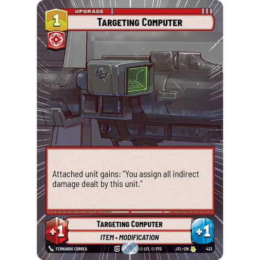 Targeting Computer, R, JTL 433) Hyperspace, Star Wars Unlimited
