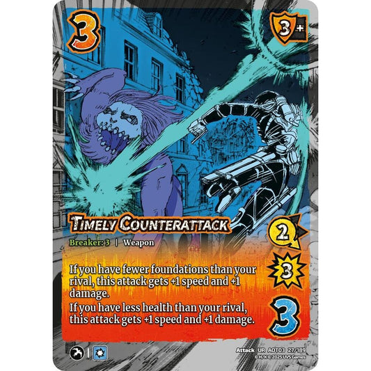 Timely Counterattack 27/189 AOT03 Universus Attack on Titan: Apocalypse Attack UR