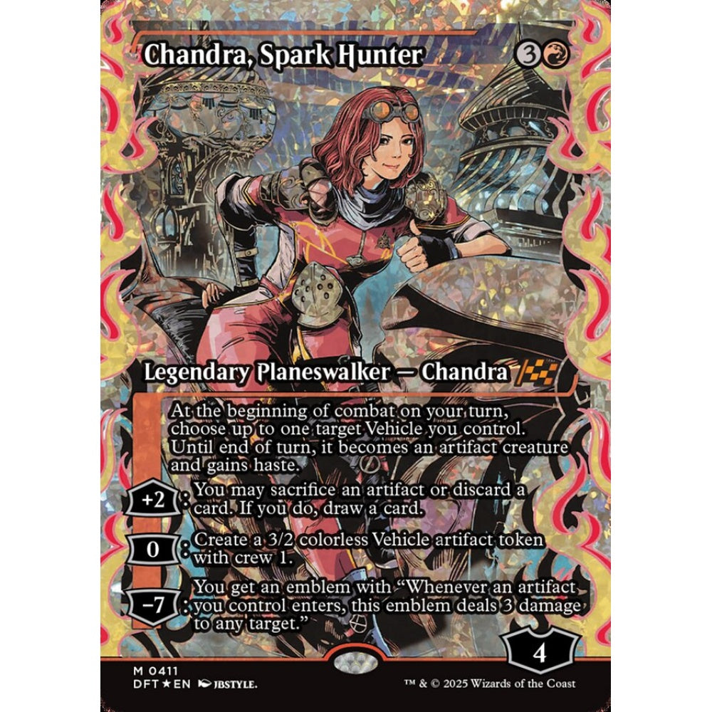 Chandra, Spark Hunter, 411, mythic, Magic: The Gathering, Aetherdrift