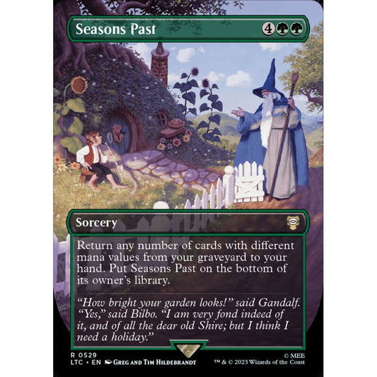 Seasons Past, rare, 529, Magic the Gathering, Tales of Middle-earth Commander