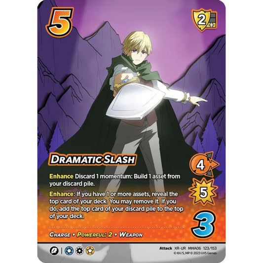 Dramatic Slash, 123/153, XR-UR, UniVersus, MHA06 Jet Burn