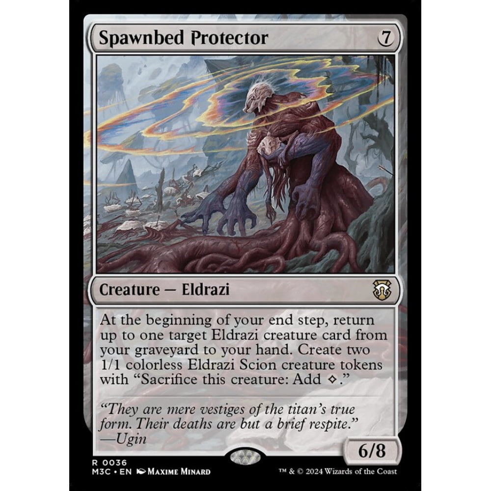 Spawnbed Protector, 36, rare, Magic: The Gathering, Modern Horizons 3