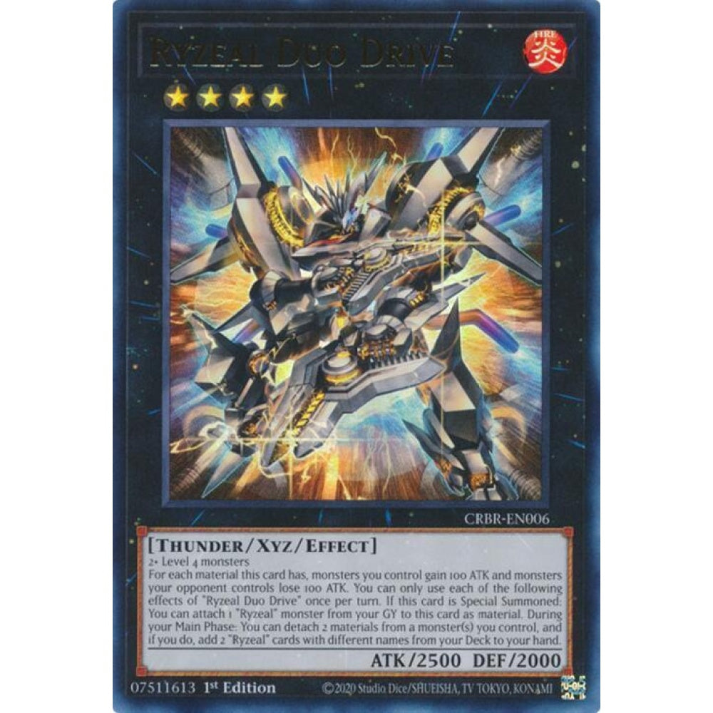 Ryzeal Duo Drive CRBR-EN006 Ultra Yu-Gi-Oh Crossover Breakers