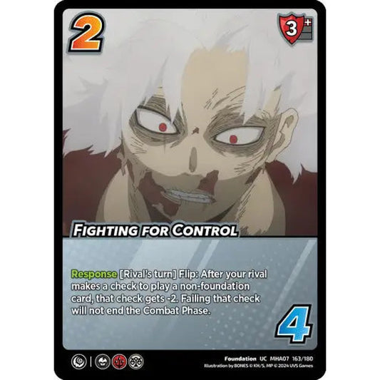 Fighting for Control, 163/180, UC, UniVersus, MHA07 Girl Power
