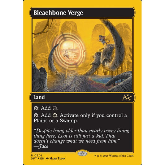 Bleachbone Verge, 501, rare, Magic: The Gathering, Aetherdrift