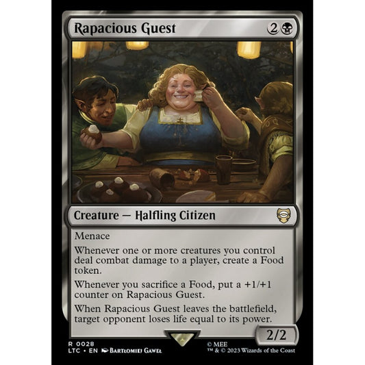 Rapacious Guest, rare, 28, Magic the Gathering, Tales of Middle-earth Commander