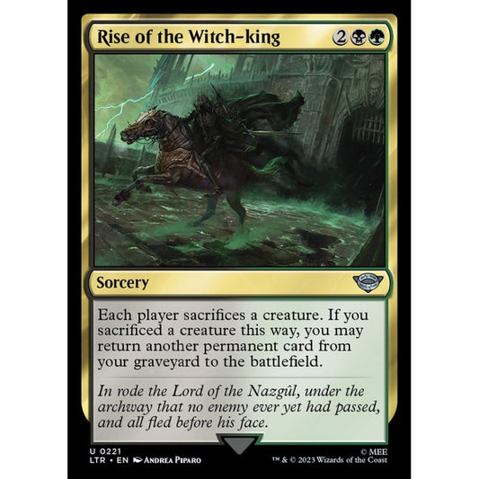 Rise of the Witch-king, uncommon, 221, Magic the Gathering, The Lord of the Rings: Tales of Middle-earth