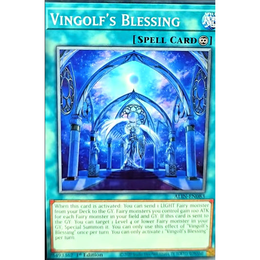 Vingolf's Blessing ALIN-EN083 Common Common Yu-Gi-Oh Alliance Insight